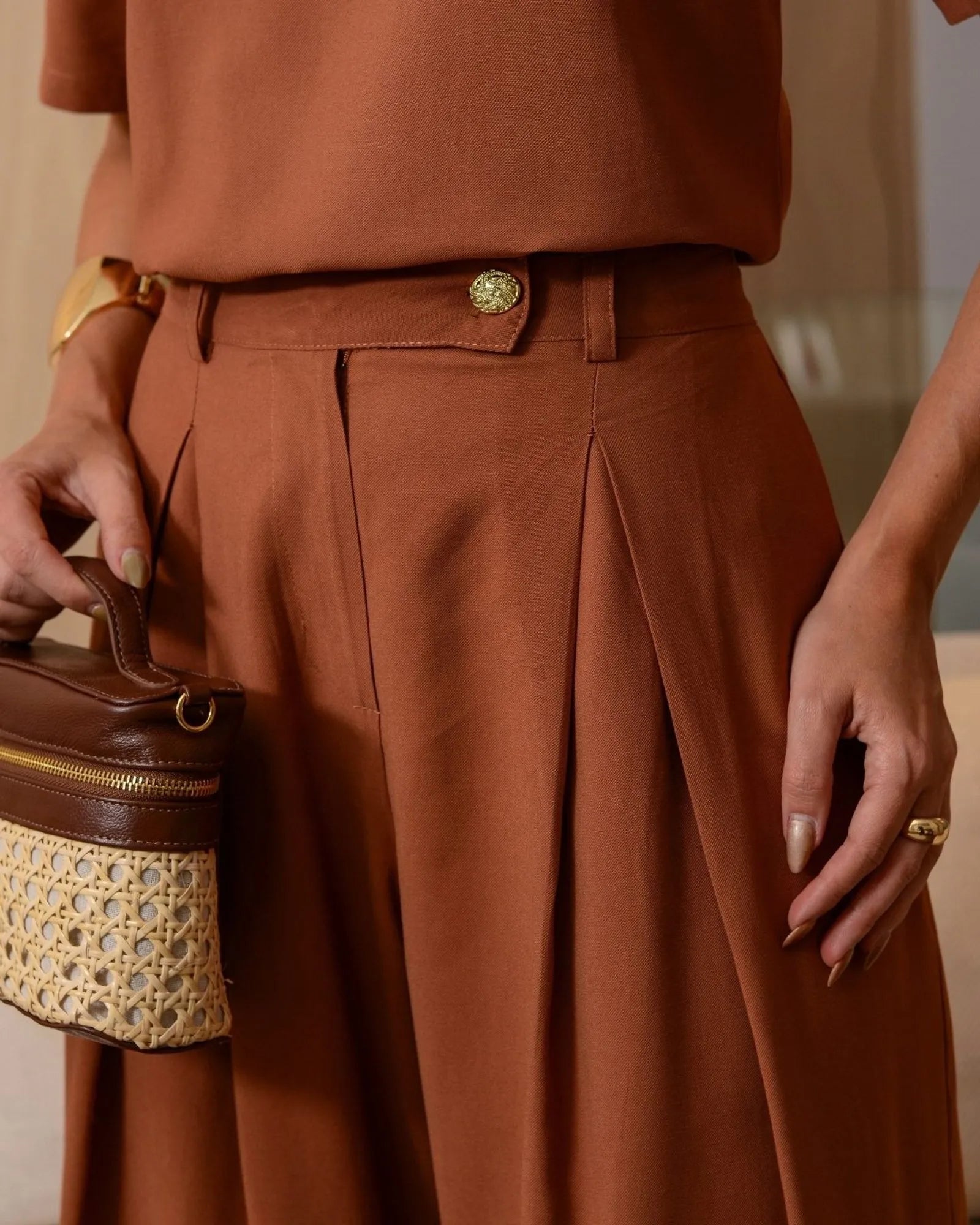 Calça Maiorca Marrom