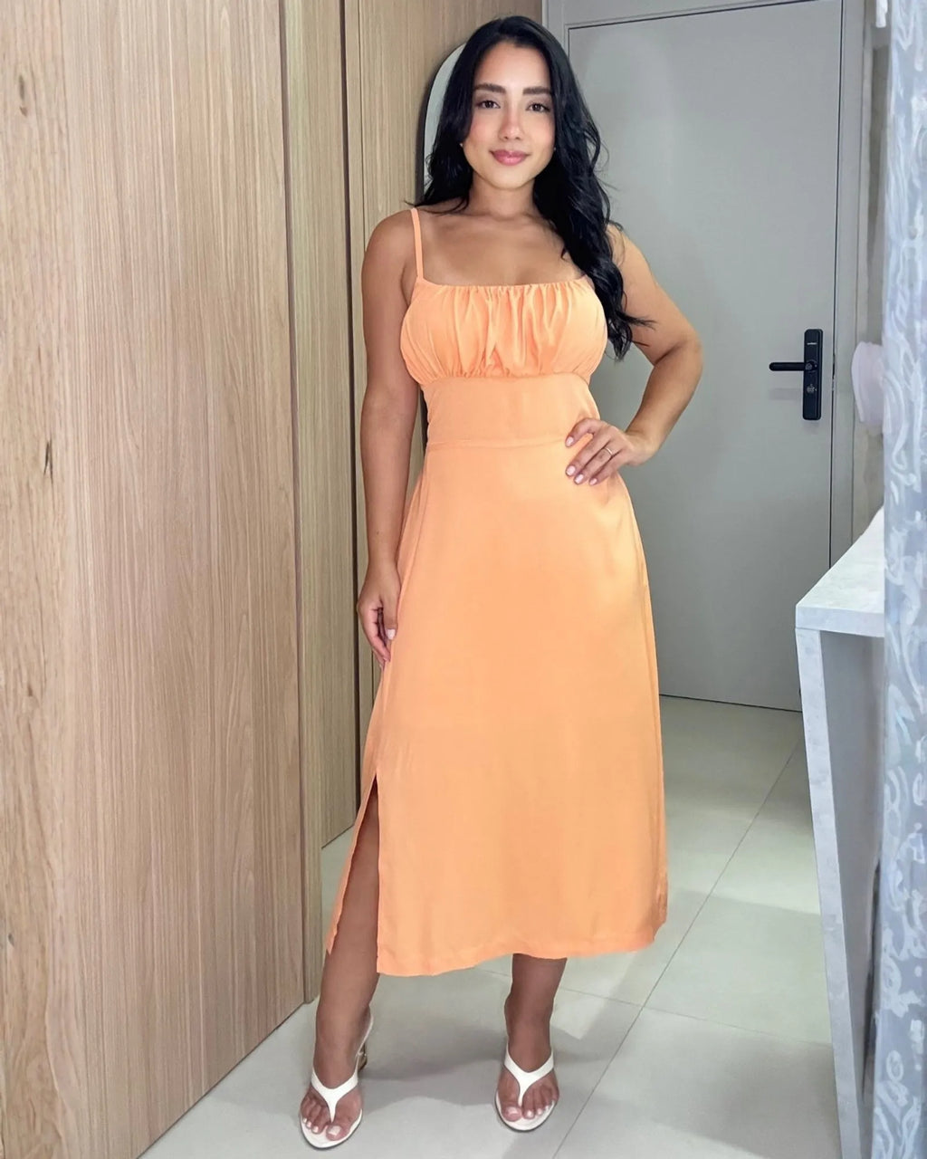 Vestido Meire Laranja