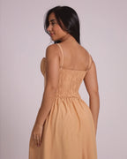 Vestido Alecrim Bege