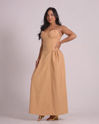 Vestido Alecrim Bege