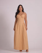 Vestido Alecrim Bege