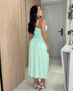 Vestido Meire Verde Menta