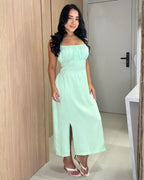 Vestido Meire Verde Menta