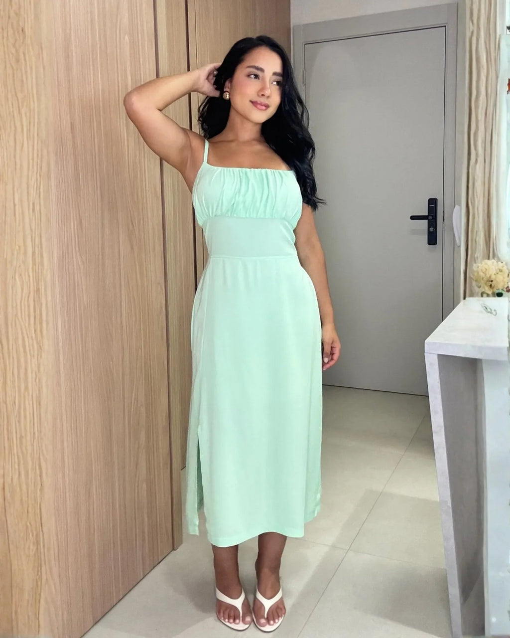 Vestido Meire Verde Menta