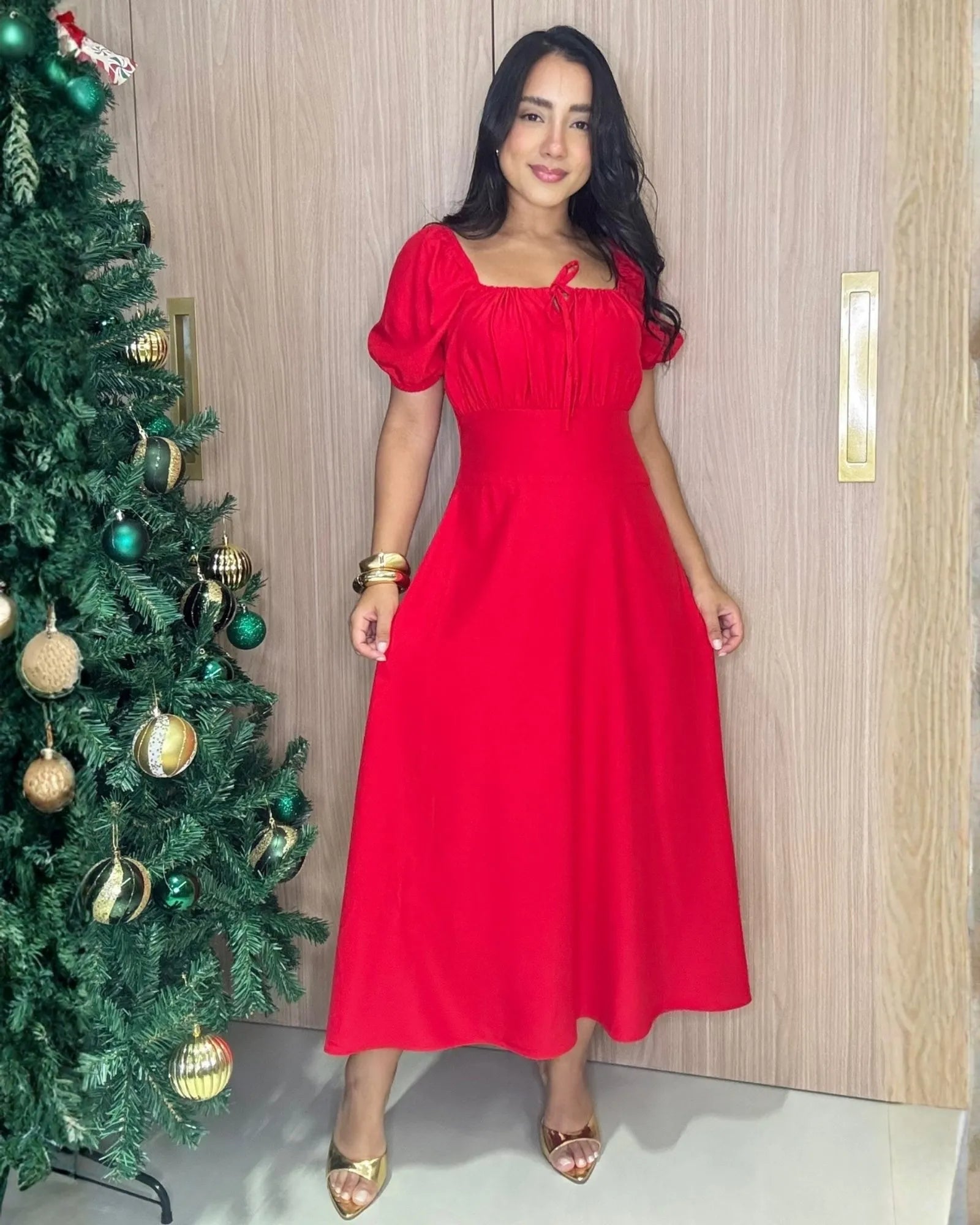 Vestido Marta Vermelho