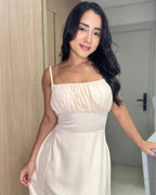 Vestido Meire Creme