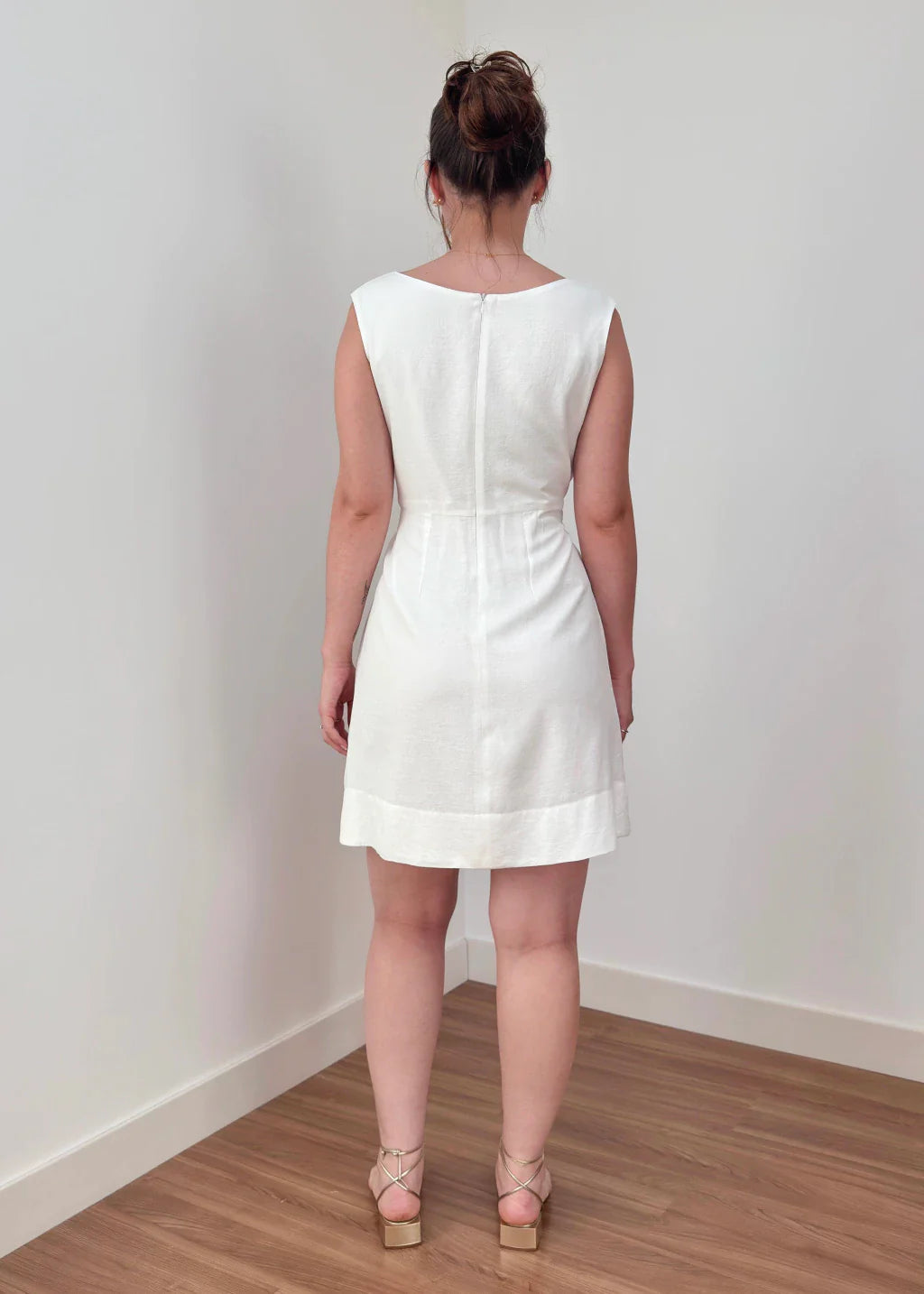 Vestido Trivê off white