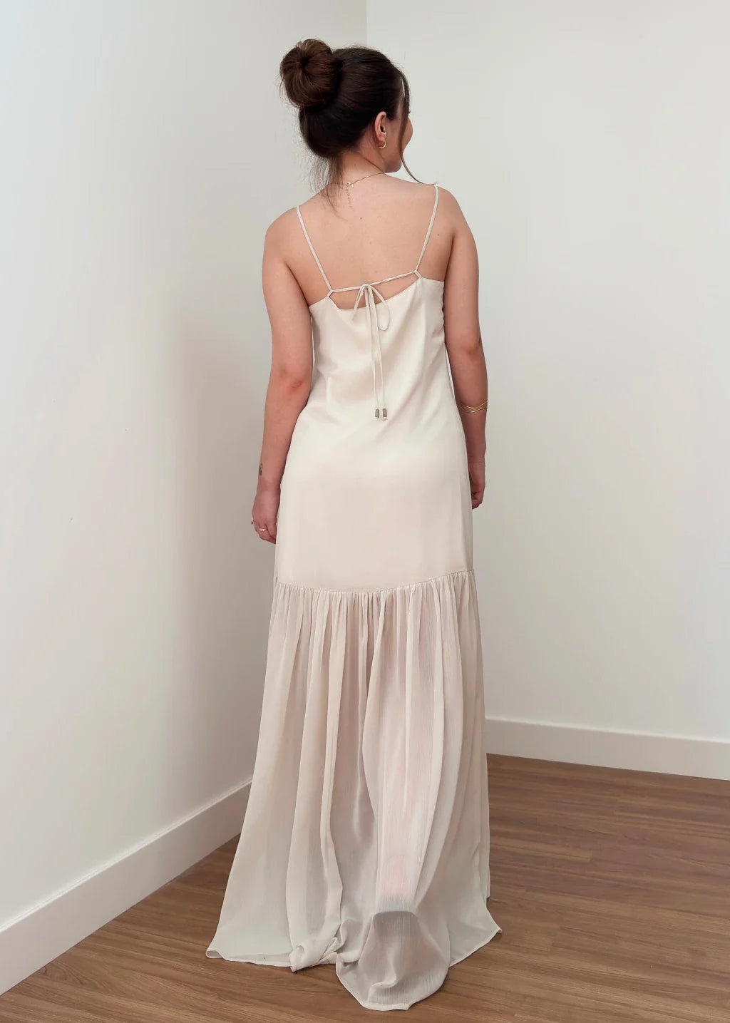 Vestido Isla Champagne