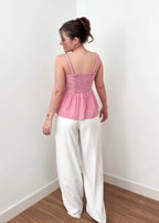 Blusa Bata Mavie Rosa Chá