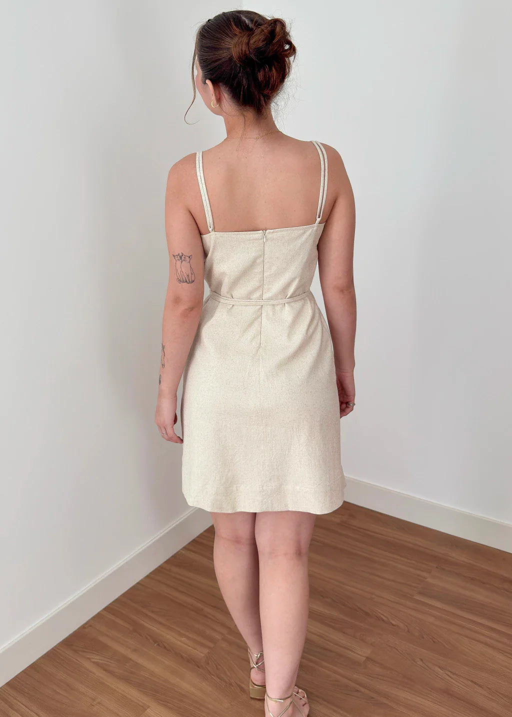 Vestido Solare Linho Cru