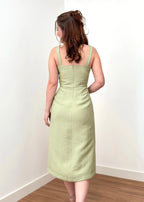 Vestido Midi Cloe Verde Alecrim